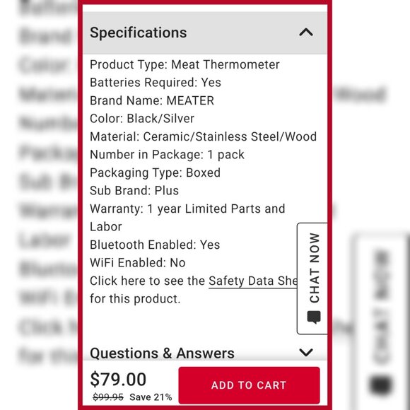 Meater meat thermometer Bluetooth - Picture 4 of 4